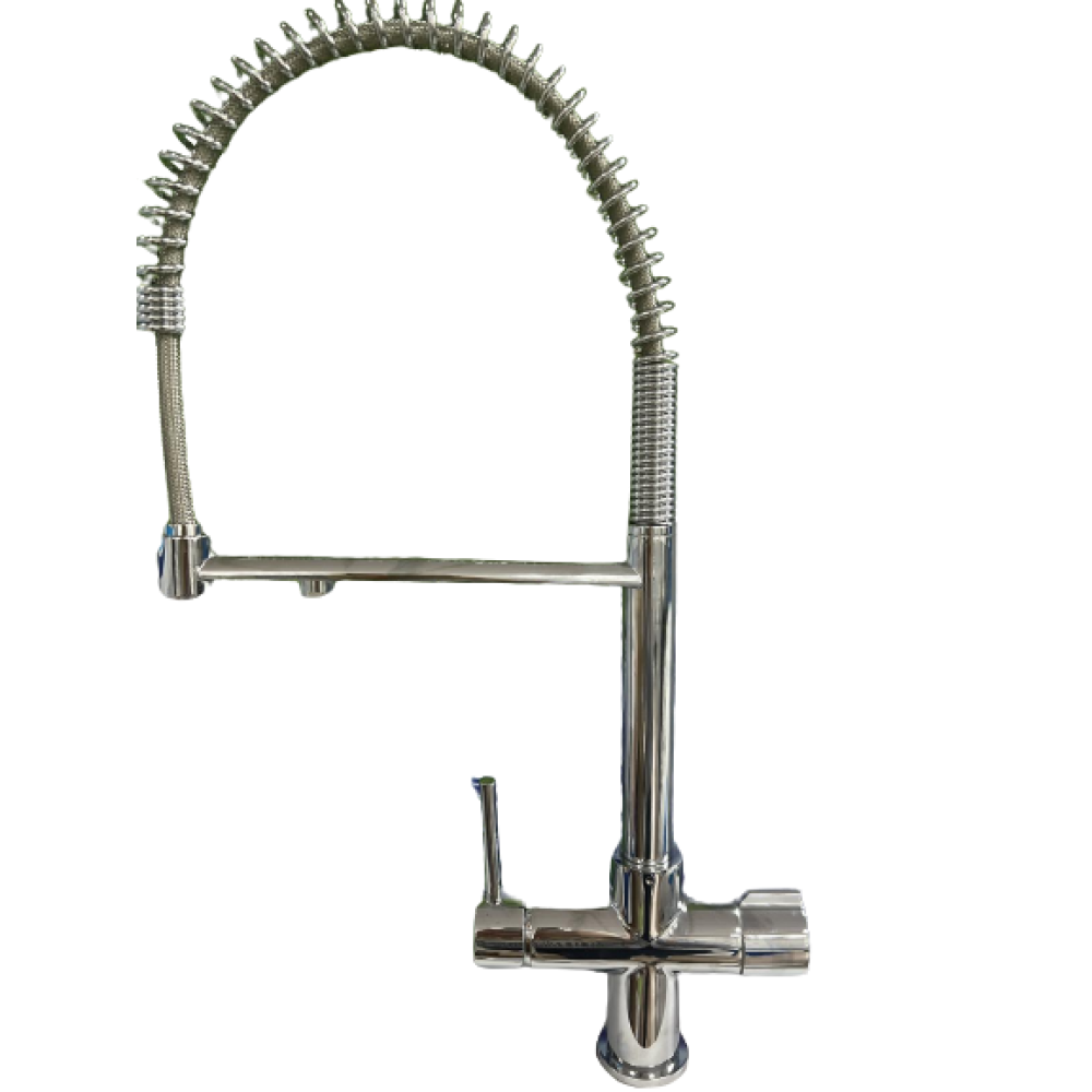 Кухненски смесител трипътен гъвкав DE LUXE Кухненски смесител трипътен гъвкав DE LUXE