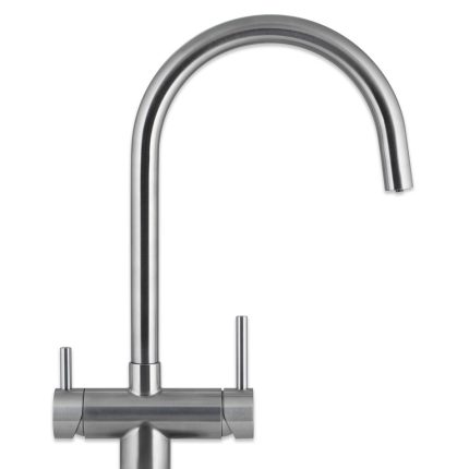 Кухненски смесител четирипътен хром